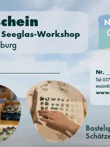 Gutschein Seeglas-Workshop in Glücksburg