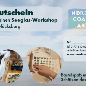 Gutschein Seeglas-Workshop in Glücksburg